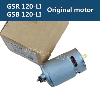Motor DC GSR 120-LI, 12V 13 Dentes 8022, Uso para acessórios de broca recarregável de lítio Bosch