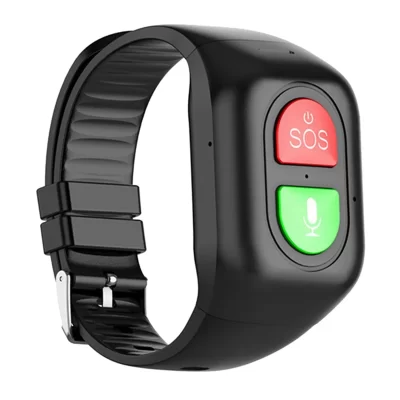 Anti-Wandering Sports Smart Watch para idosos, rastreador SOS, freqüência cardíaca e monitor de sangue, alarme de emergência, rastreamento GPS, 4G, 1 PC