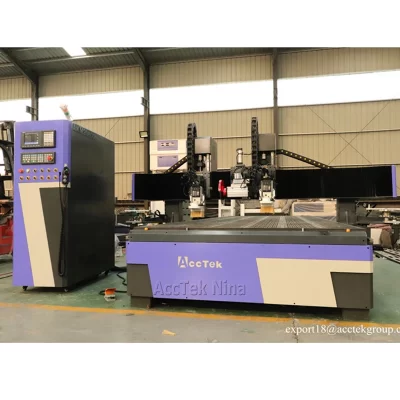 Multi-Function Panel Furniture Wood Doors Kitchen Cutting Carving HSD 9kw Spindle 1325 2060 Atc CNC Router