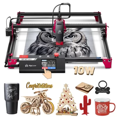 Algolaser kit diy mk2 10w cortador de gravador a laser para iniciante roteador wi-fi 12000mm/min mesa carpintaria máquina corte gravura