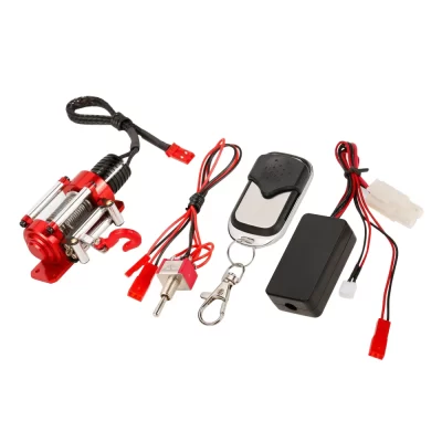 Receptor Controle Remoto Sem Fio para RC Crawler, Metal Winch, Caminhão Axial RC4WD, 1, 10