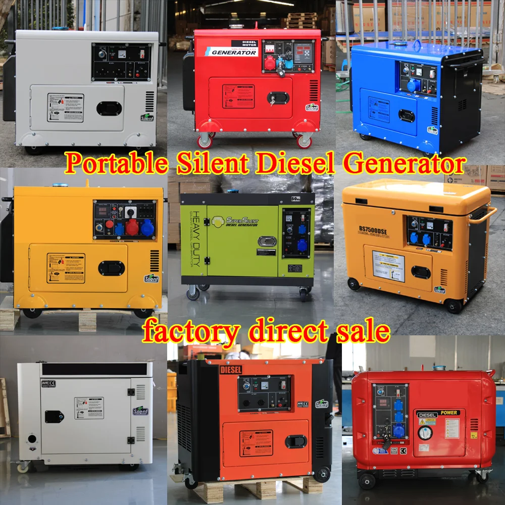 5KVA 7KVA 10KVA 12KVA 15KVA 20KVA Ultra Quiet Home Use Portable Generator 10kw 5kw 7kw 220V 110V - Image 4