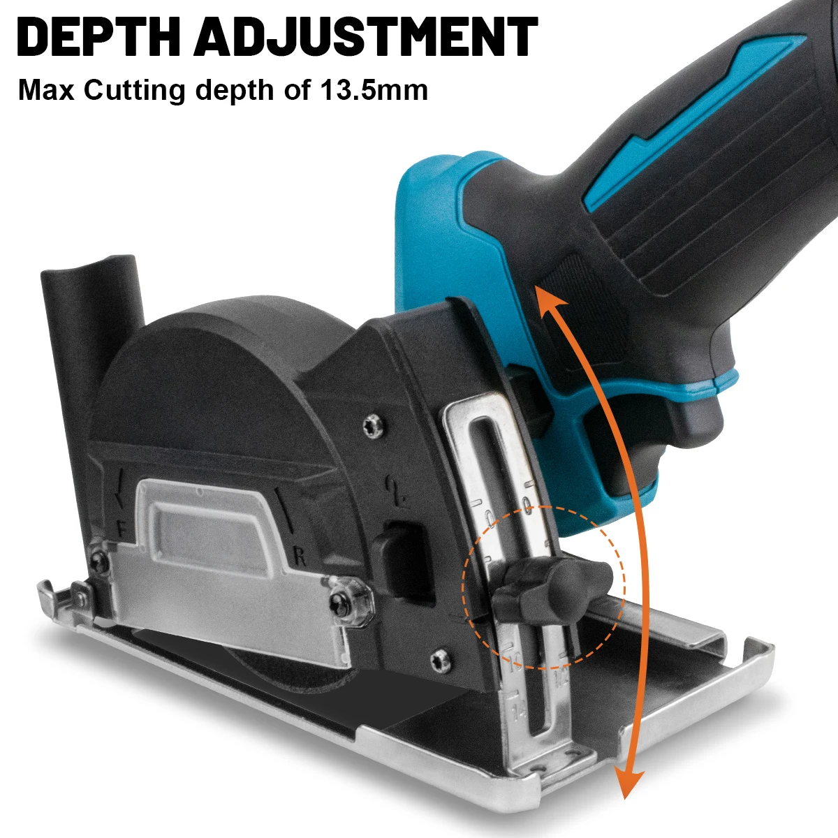 Gismo 76mm sem escova ângulo moedor de moagem máquina corte sem fio elétrica moedor ferramentas elétricas para makita 18v bateria - Image 6