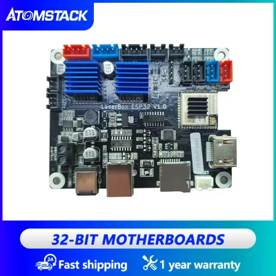Atomstack placa-mãe de 32 bits Laserbox ESP32 V1.0 substituição para X7PRO/S10PRO/A10PRO/P9 M50PRO/X20PRO/A20PRO/S20PRO