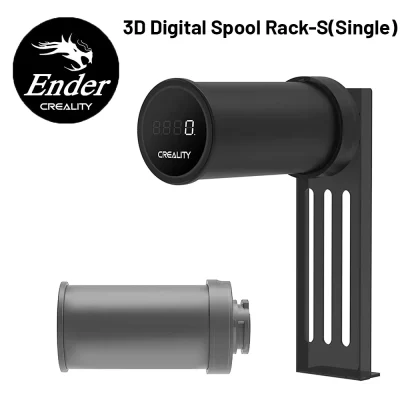 Creality 3d digital carretel rack-s único kit de suporte filamet carretel pesável display hd abs pla para todas as peças da impressora fdm preto