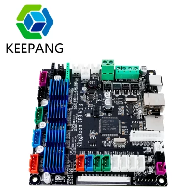 Placa-mãe para impressora 3d kp3s, chip de processamento de braço de 32 bits, driver silencioso tmc2225, placa principal integrada kingron kp3 v1.3