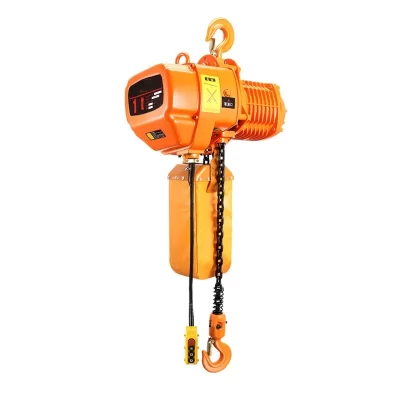 Guindaste de corrente elétrico portátil, 220v/1100w/1500w, guindaste fixo de corrente única, grua industrial, levantamento de corrente