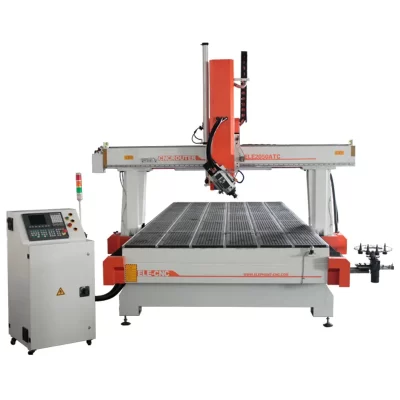 Customizable 4 Axis CNC Wood Router with ATC for Furniture Carving and Cylinder Engraving in Vietnam VN