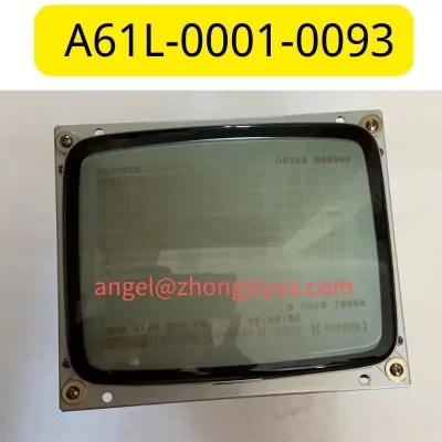 Usado A61L-0001-0093 # Uma unidade de tela de exibição FANUC CRT A61L 0001 0093 A