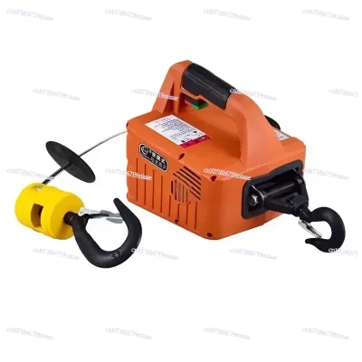 Talha pequena elétrica em miniatura 220v guindaste elevador doméstico