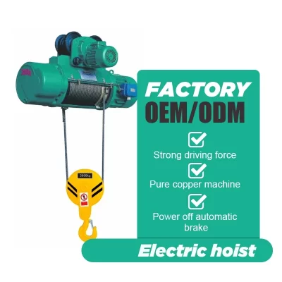 Polia de corda elétrica cd1 md1, preço de fábrica chinês oem, certificação ce, 2 toneladas, 3 toneladas, 5 toneladas, corda de fio puxando talha elétrica