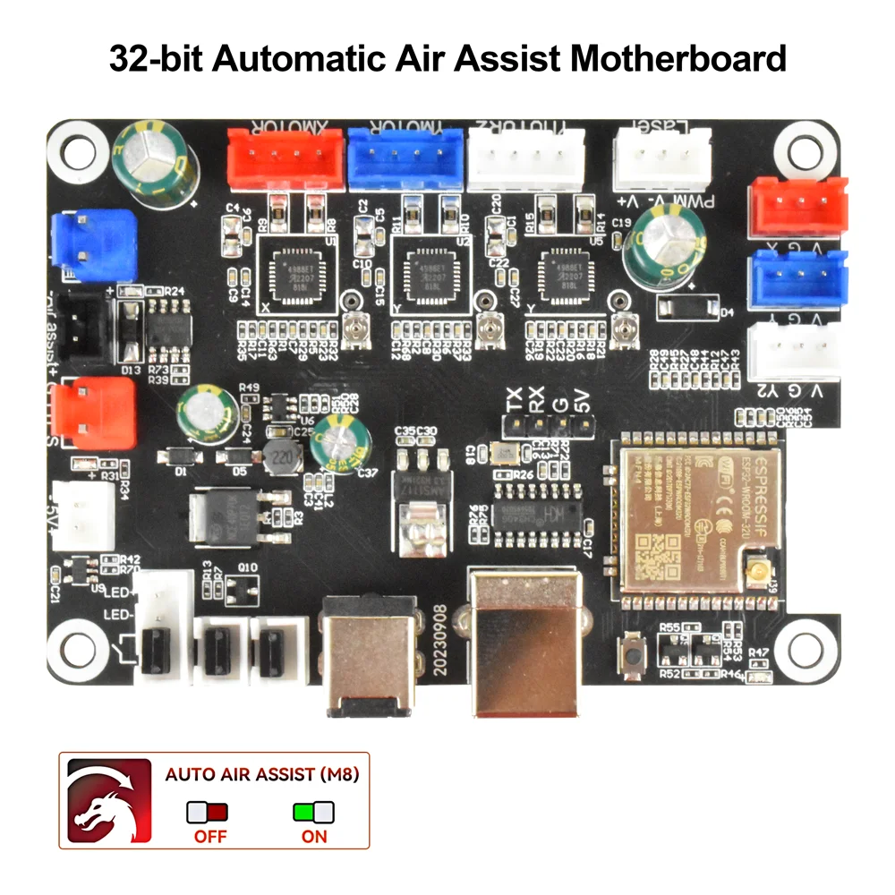 GRBL Controlador Board para CNC Laser Gravador, Gravação Máquina De Corte, Automatic Air Assist