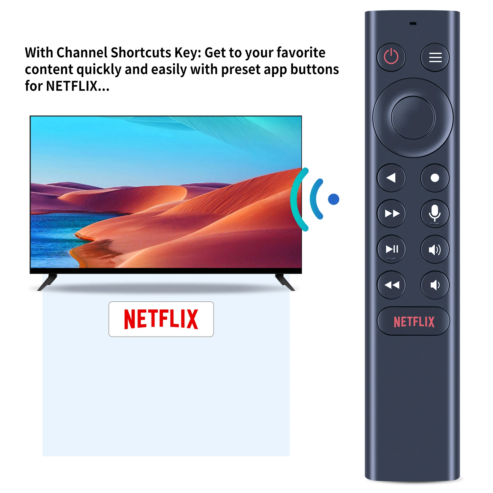 Novo controle remoto p3700 para nvidia escudo android tv pro 4k streaming media player - Image 6