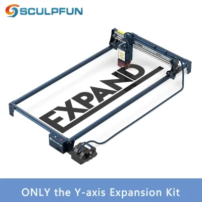 Sculpfun-Kit de Expansão Área Gravada, Kit de Extensão do Eixo Y, 940x410mm, apto para Máquina de Gravura Série S30 Pro Max