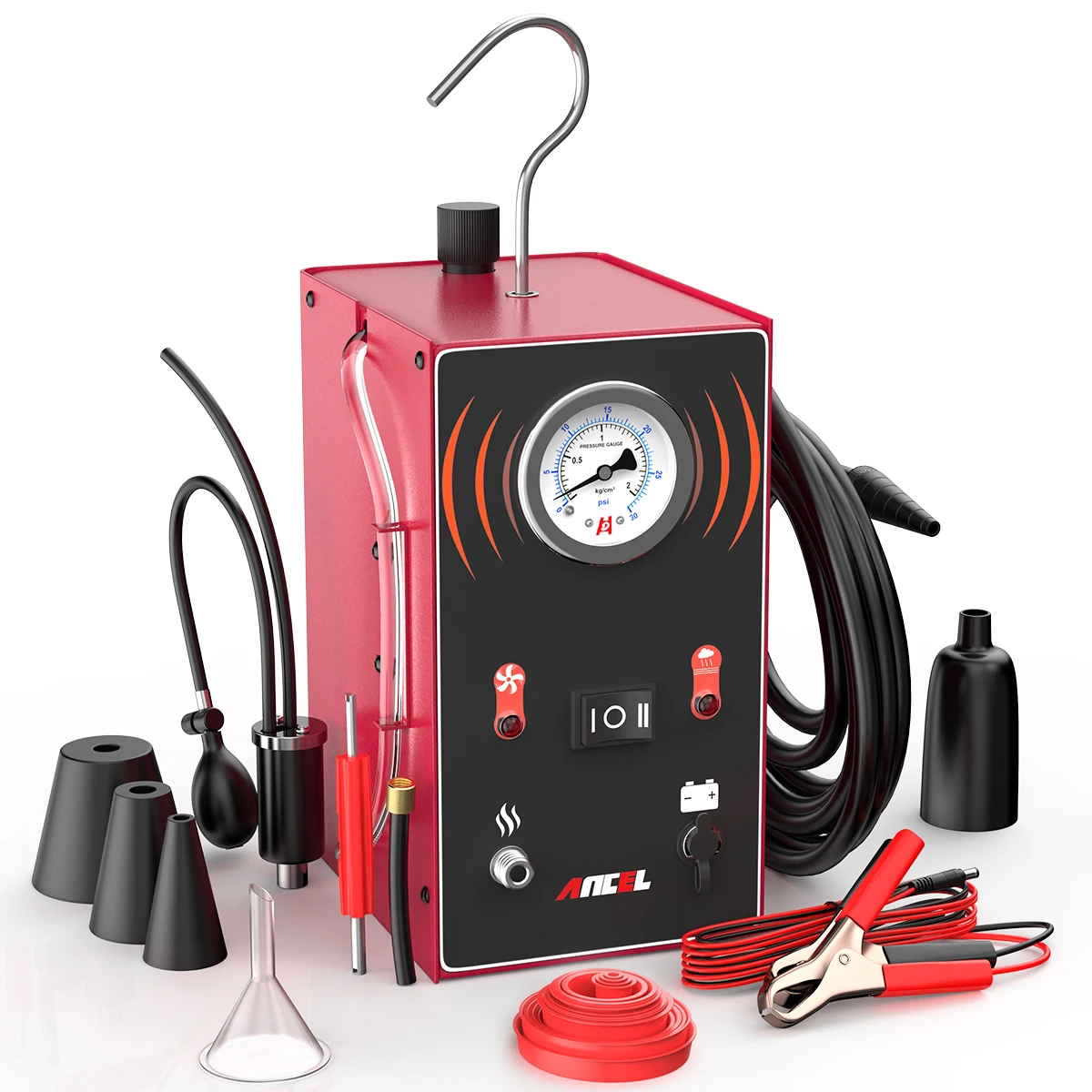 ANCEL-S200 Analisadores De Gás Do Carro, Detector De Vazamento De Fumaça, Automotive EVAP Locator Vazamento, Gerador De Tubo De Óleo, Ferramentas De Diagnóstico