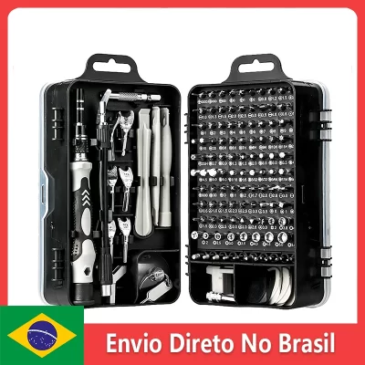 Chave de Fenda de Precisão,Conjunto Mini Parafuso Com Magnéticos,Kit Ferramenta Multi De Reparo 135 em 1