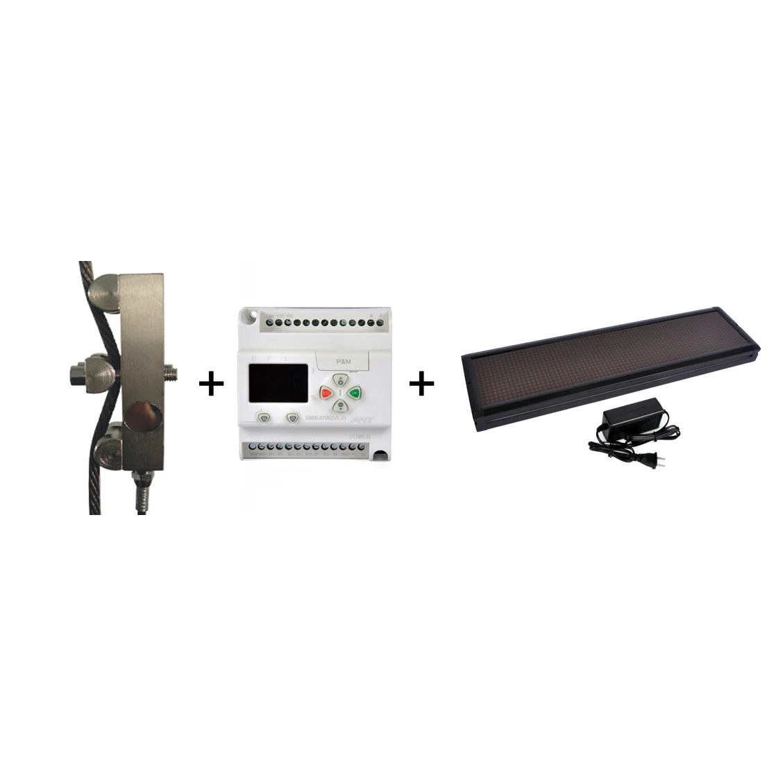 Limitador de controle de sobrecarga de guindaste tipo dividido OMS 370C RH-EC-5T 5 TON com display grande LED para leitura de longa distância