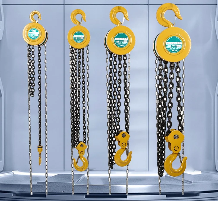 Hand crane, lifting height 6m load 1t, G80 manganese steel chain lifting ring, suitable for a variety of construction sites - Image 4