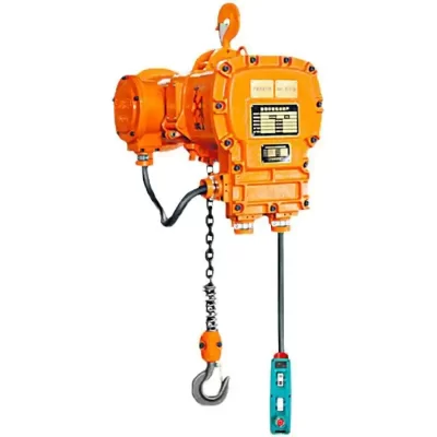 Talha elétrica de corrente de anel à prova de explosão, 1 tonelada, 2 toneladas, 380v, guindaste, corrente de reversão elétrica, 220v