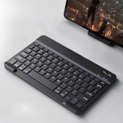 Portable Mini Wireless Keyboard Rechargeable Ultra-Slim Design