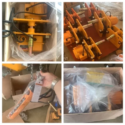 Preço de fabricação na China 1 tonelada 2 toneladas 5 ton gancho tipo carrinho eq talha de corrente elétrica para venda 1 peça