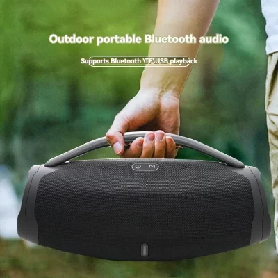 Alto-falante Bluetooth portátil impermeável poderoso, alta potência, baixo alto-falante sem fio, MP3 Player, sistema de som de rádio FM, 50W
