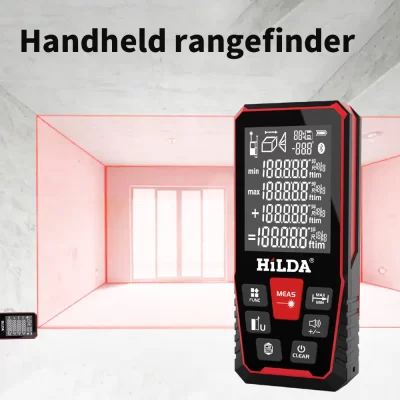 Laser Rangefinder Distância Medidor, Edifício Medida Régua, Construir Medida Tape Range Device, 100m, 200m