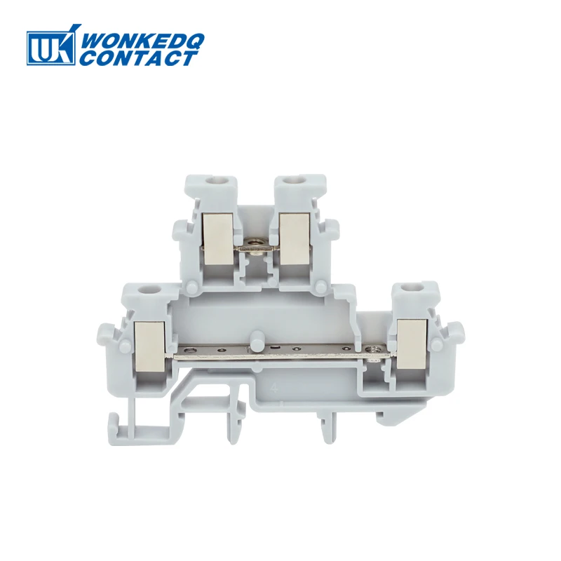 10Pcs MBKKB-2.5 Screw Double Level Din Rail Terminal Block, 2.5 mm² Wire Connector, Universal Feed-Through Plug 2 Layer MBKKB2.5 - Image 3