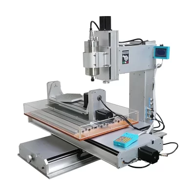 5 Axis Vertical Wood Craving 3040 2.2/1.5KW CNC Router Engraver Column Type Metal Milling Machine with Free Gifts 10 pcs Collet