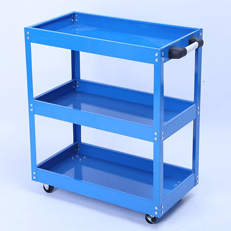 3 camadas organizador caixa de ferramentas espessamento portabilidade oficina carrinho de ferramentas móvel multifuncional carrinho de ferramentas de reparo automóvel para garagem