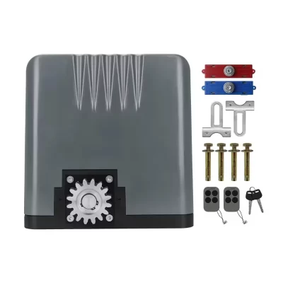1000kg DC 24V Solar Powered Back up Batteries Automatic Door Operators Sliding Solar Gate Opener
