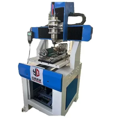 YD 4040 6060 CNC Router 6090 4 Axis Desktop Mini Milg Hine For Metal