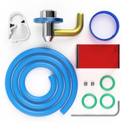 Kit de bico de assistência de ar SCULPFUN S9, estrutura totalmente metálica de assistência de ar de alta velocidade, serve para lasers S9, fácil de instalar, gravação a laser