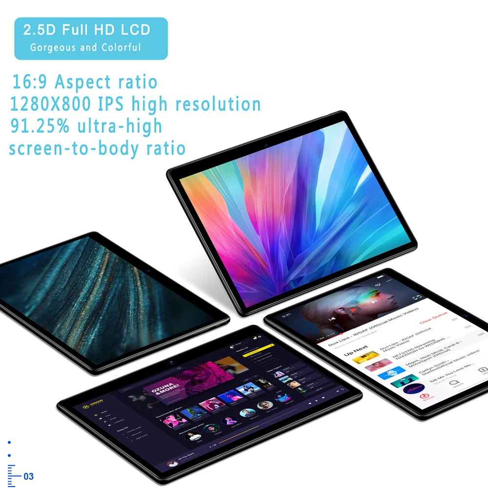 TABLET 10.1 Inch Tablet Android 11 Tablet 6GB RAM 128GB ROM 3G 4G Mobile Phone Call Octa Core 8 CPU AI Speed-up 5000mAh Battery - Image 3