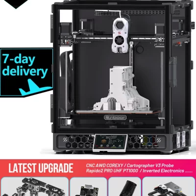 Mais recente impressora 3D CoreXY VORON SIBOOR VORON Trident [junho] Estrutura de metal CNC 4AWD Componentes de alta qualidade Kits de impressora 3D completos
