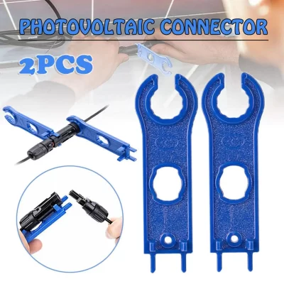2 PCS MC4 Painel Solar Conector Ferramenta de Desconexão Chave inglesa ABS Plástico Bolso Chave de Conector Solar