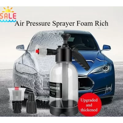Pulverizador de reforço de lavagem de carro de dupla utilização para casa e carro 2L Pulverizador de espuma de pressão manual
