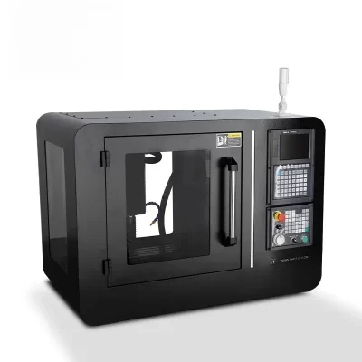 Pequeno centro de usinagem de perfuração e fresagem com controle numérico (expansão do quatro eixo) Treinamento de precisão e ligação de quatro eixos t