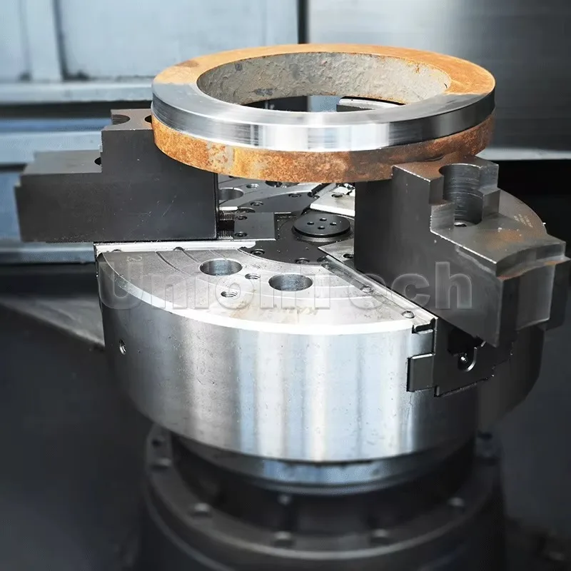 Centro de torneamento cnc de processamento de roda de torno vertical cnc vtc500 resistente com 8 estações servo torreta máquinas-ferramentas - Image 5