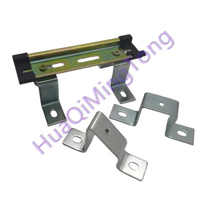 HQMT-DIN 35mm/C45 suporte de trilho de guia linear de interruptor de ar, níquel de qualidade de exportação de chapeamento, pode escolher avião ou inclinação