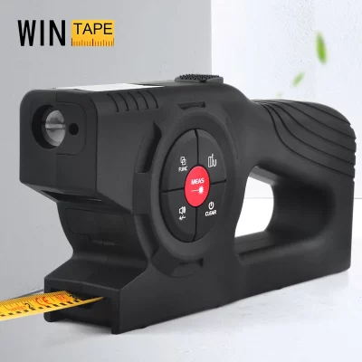 Wintape display digital medidor de distância a laser fita métrica laser três em um régua de medição digital inteligente