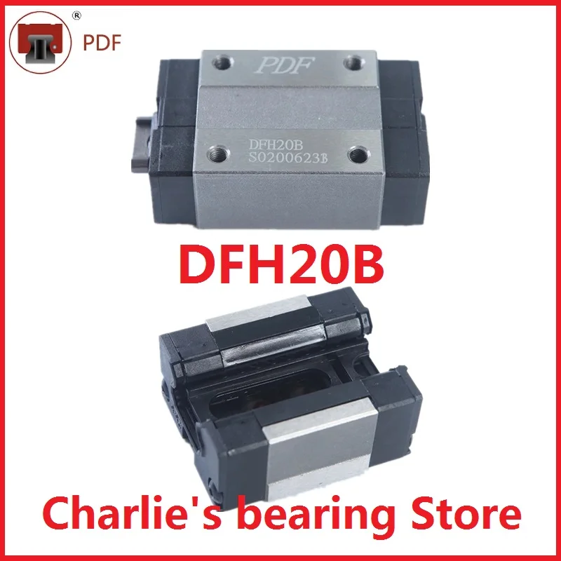 1 peça 100% novo original genuíno taiwan pdf marca bloco de guia linear dfh20b - Image 4