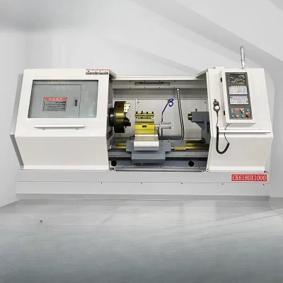 Torno de controle numérico ck6163/6180 torno horizontal mandril hidráulico suporte de ferramenta elétrica grande máquina de controle numérico pesado