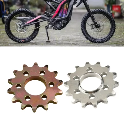 Para sur-ron sur ron surron x s luz abelha fora de estrada veículo elétrico cross-country bicicleta motocicleta 14t roda dentada dianteira