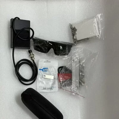 30W Mini JPT Source Fiber Laser Marking Machine, Desktop Engraver for Metal Deep & Color Marking Laser Engraving Machine