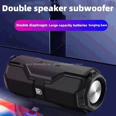 Alto-falante bluetooth 200w ultra alta potência portátil sem fio bluetooth alto-falante ao ar livre cartão à prova dwaterproof água baixo alto-falante cartão tf