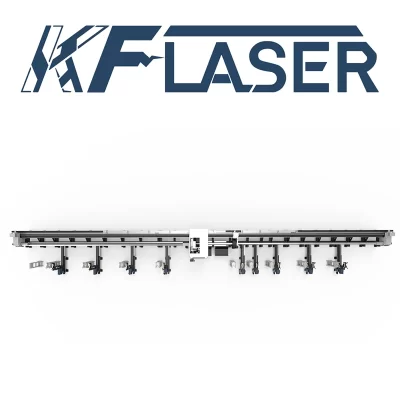 KF Laser Four Chucks 5 axis Bevelling Laser Tube Cutter Short tailing Steel Pipe Laser Cutting machine 6000W
