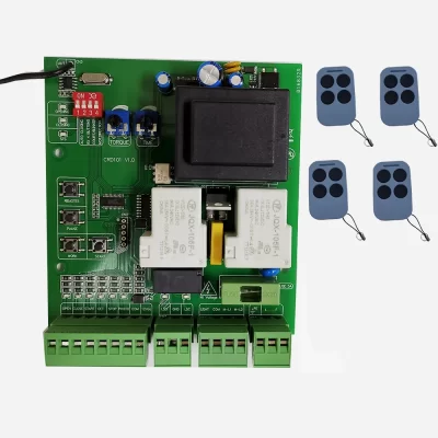 Ampla utilização abridor de portão deslizante unidade controle do motor pcb controlador placa circuito placa cartão eletrônico cartão ac versão universal