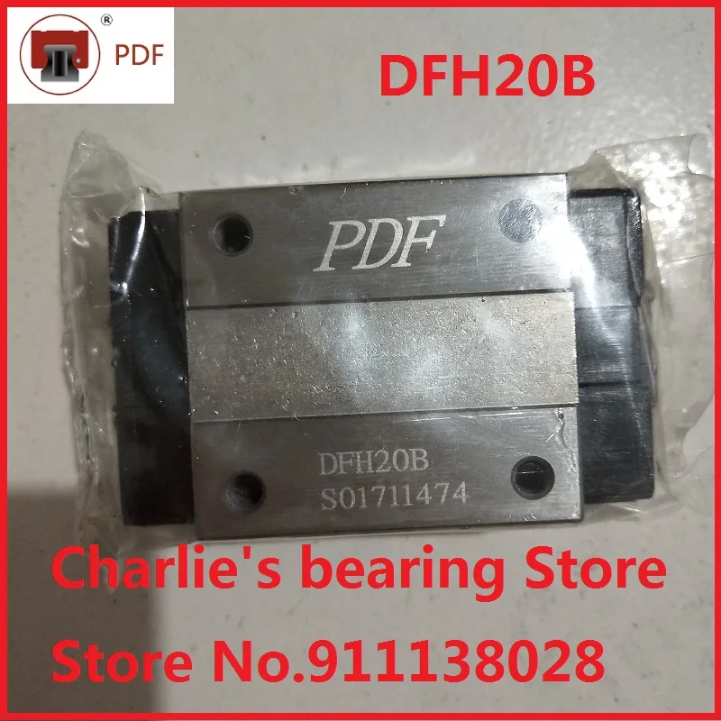 1 peça 100% novo original genuíno taiwan pdf marca bloco de guia linear dfh20b - Image 5