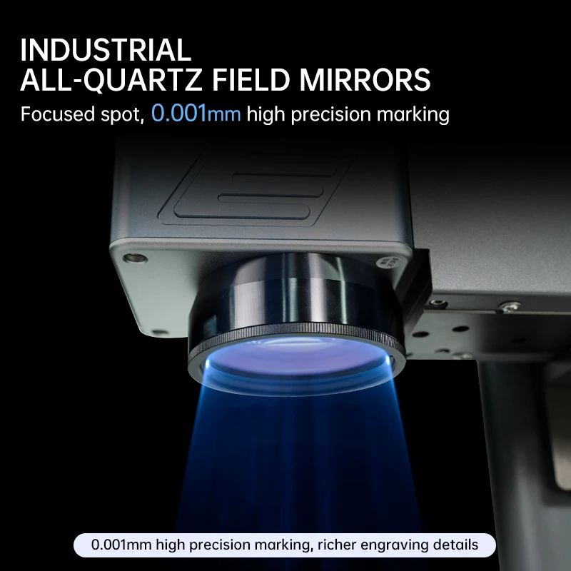 KINDLELASER 20W Gravador Máquina Laser de Fibra para CNC DIY Rápido Mini Logo Mark Impressora Funcionando com Jóias Plástico Metal Cerâmica - Image 4